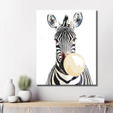 Paint by Numbers Bubble Gum Zebra